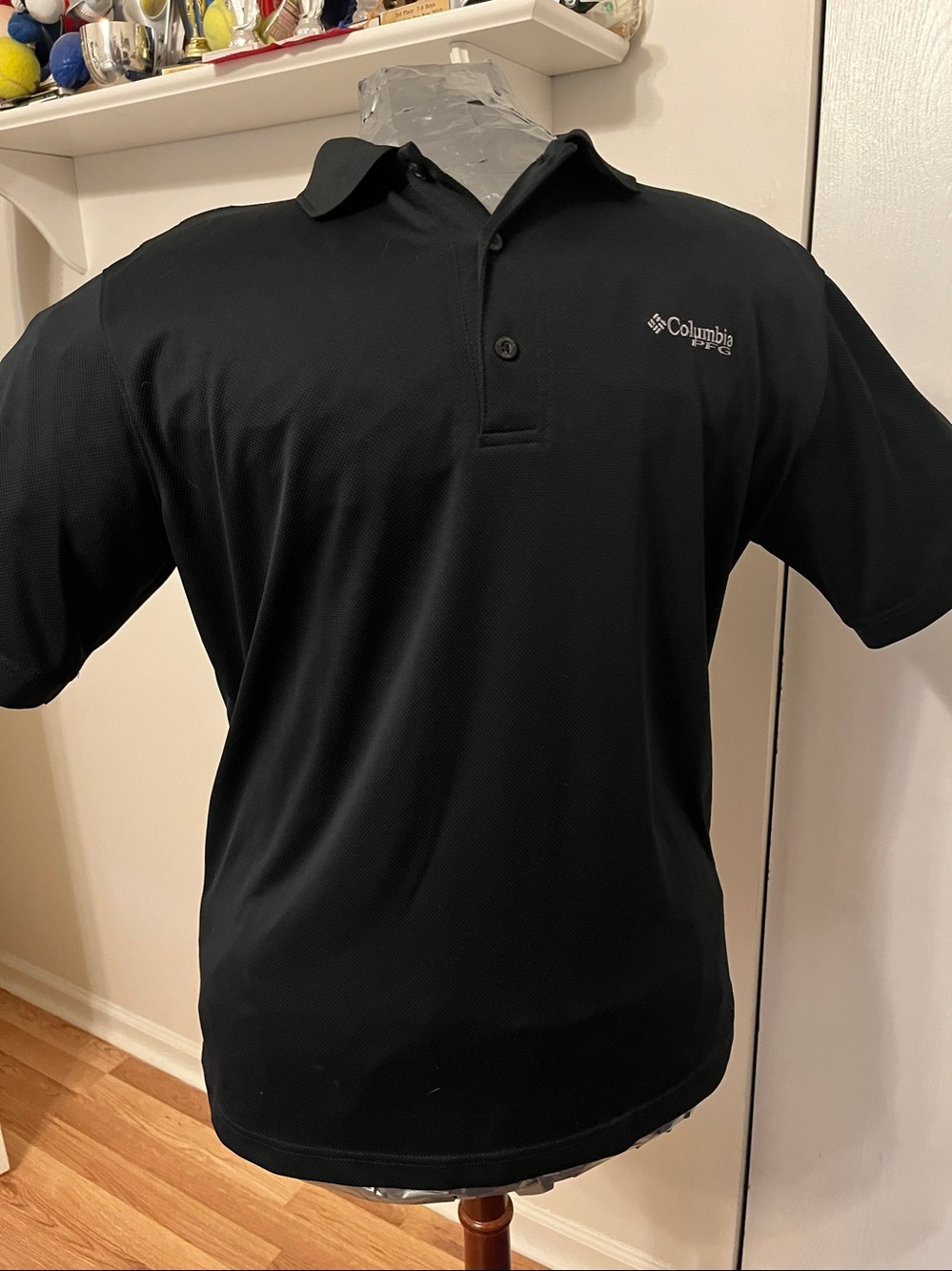 Columbia Men’s Black Polo with Subtle Logo